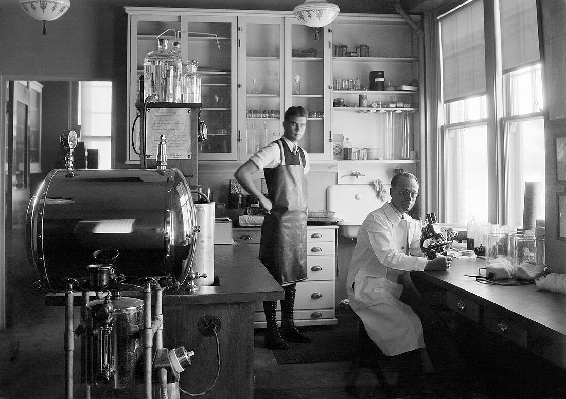 Bacteriology research, 1930s