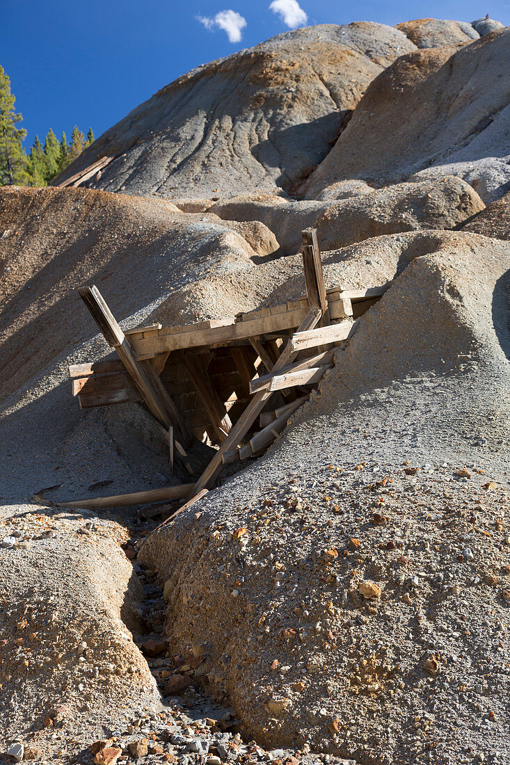 Abandoned mine, Leadville, Colorado, USA
