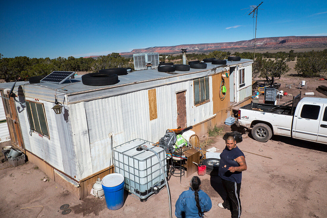 Navajo Nation water delivery, USA