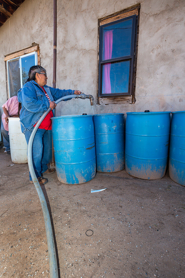 Navajo Nation water delivery, USA