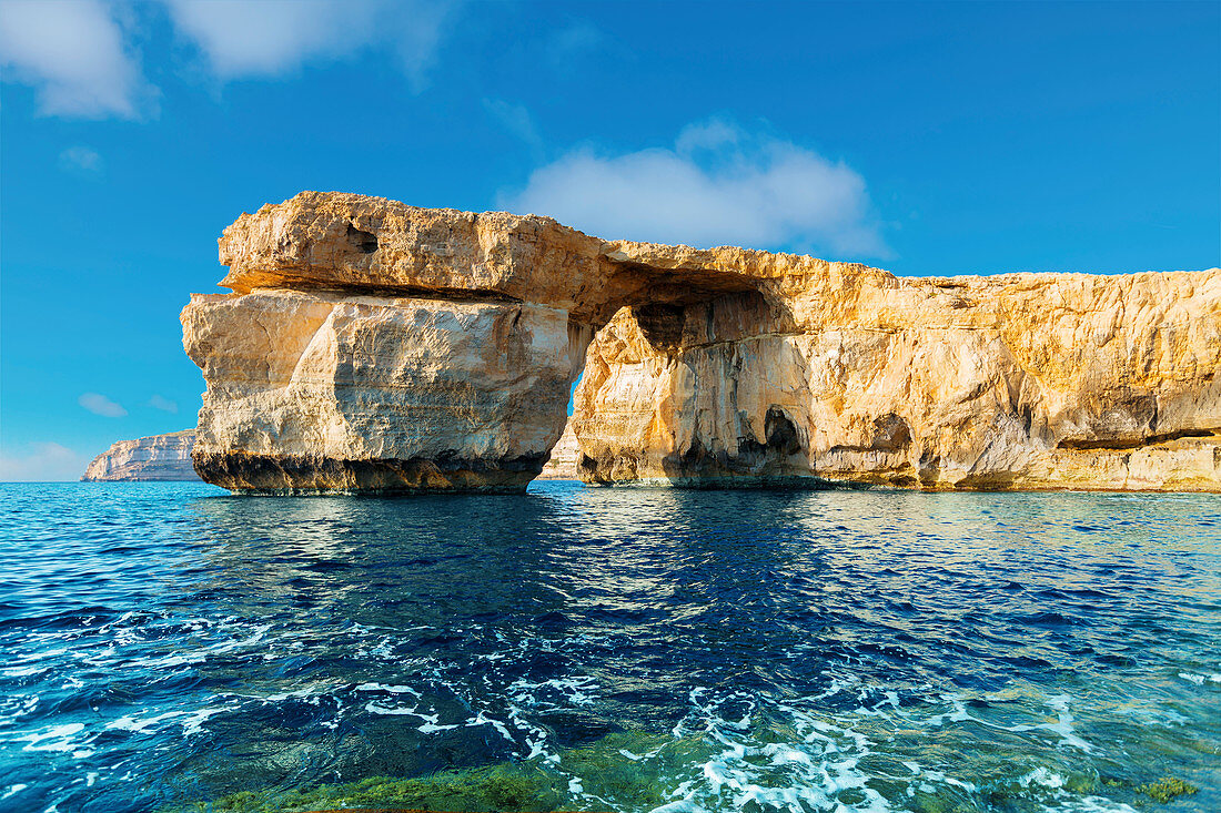 Stone arch Gozo island