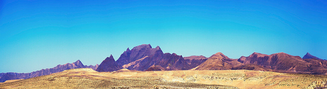 Mountains and landscape, Fuerteventura, Canary Islands