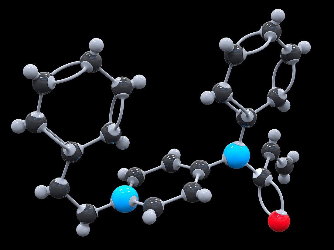 Fentanyl drug molecule