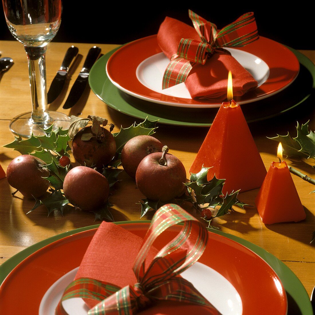 Weihnachtsgedecke & weihnachtliche Tischdeko