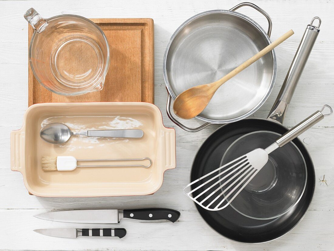 Kitchen utensils for the preparation of vegetable lasagne