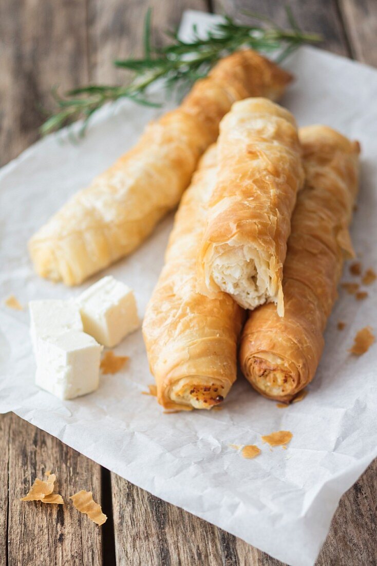 Börek filled with sheep's cheese