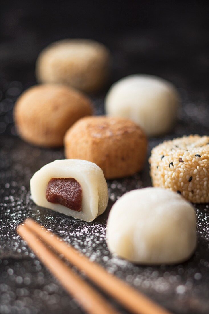 Mochi (sticky rice cakes, Japan)