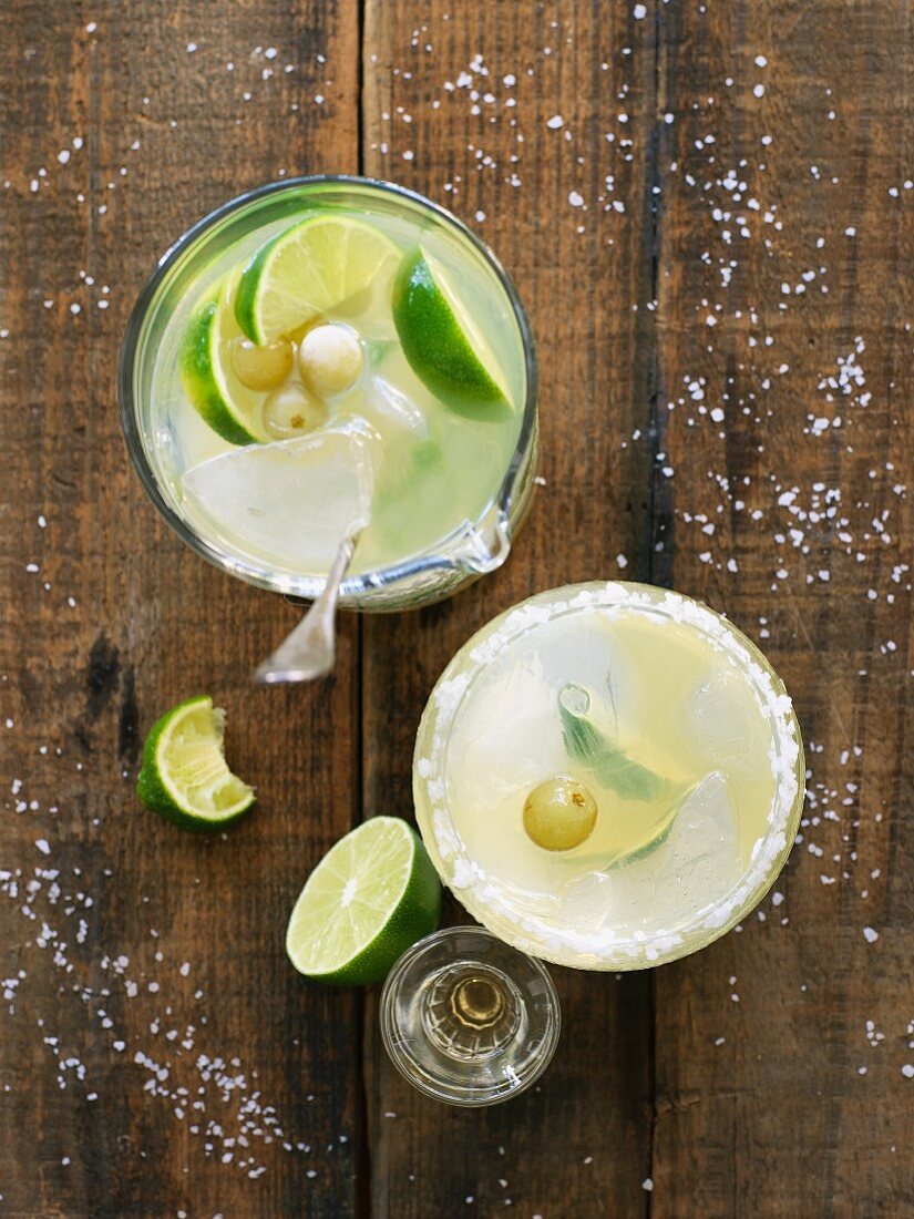 Tequila-Cocktails mit Limetten