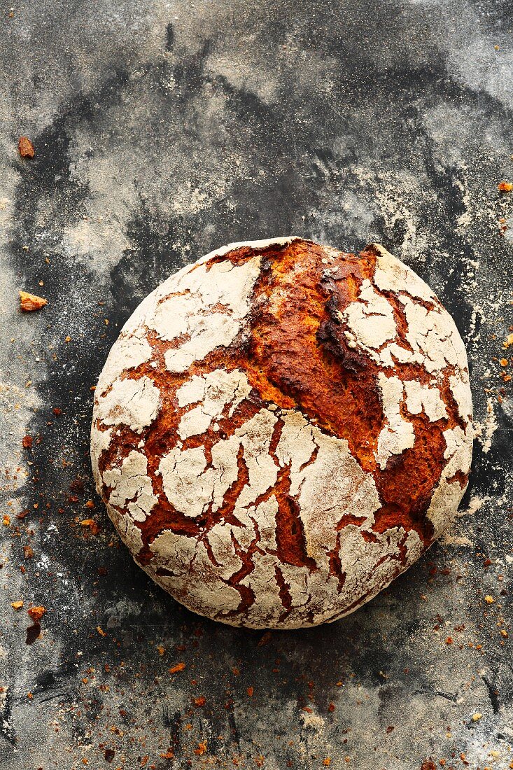 'Frankenlaib', a classic bread from the Franken region of Bavaria with spices