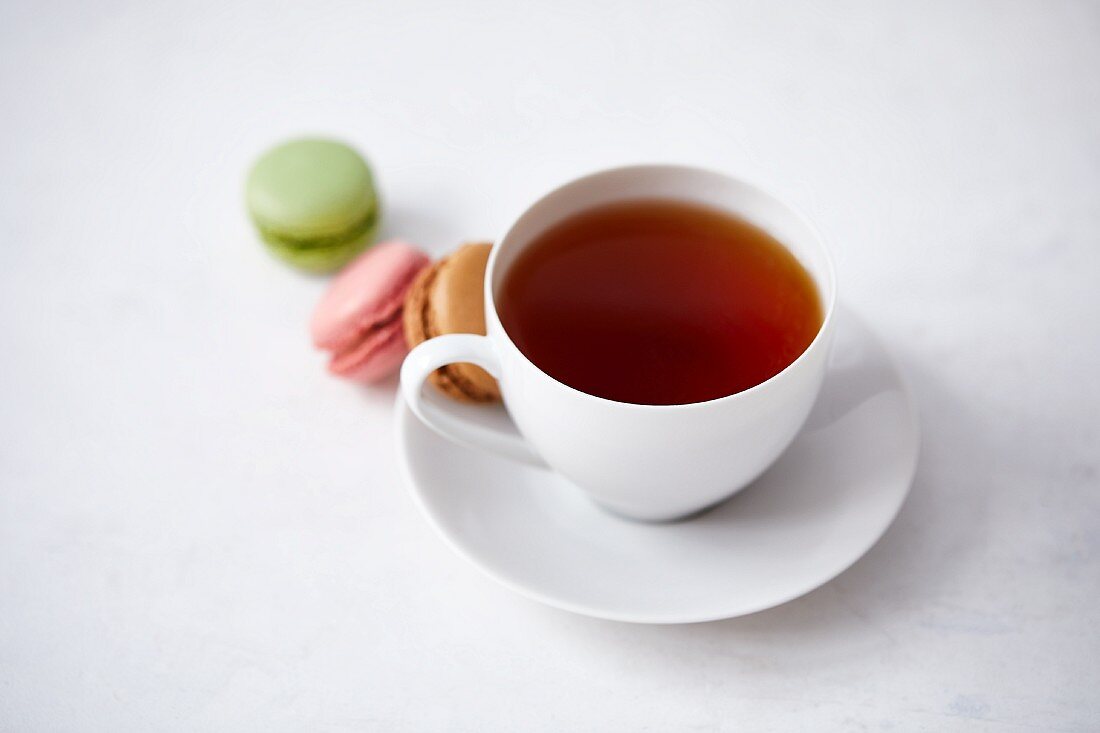 Tea and macaroons