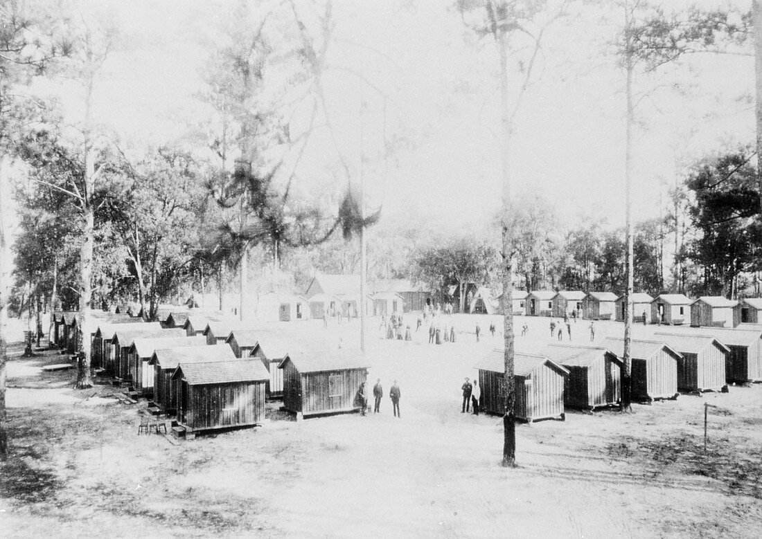 Yellow fever camp, USA, 1888