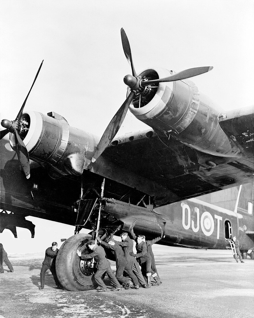 Stirling bomber, circa 1942