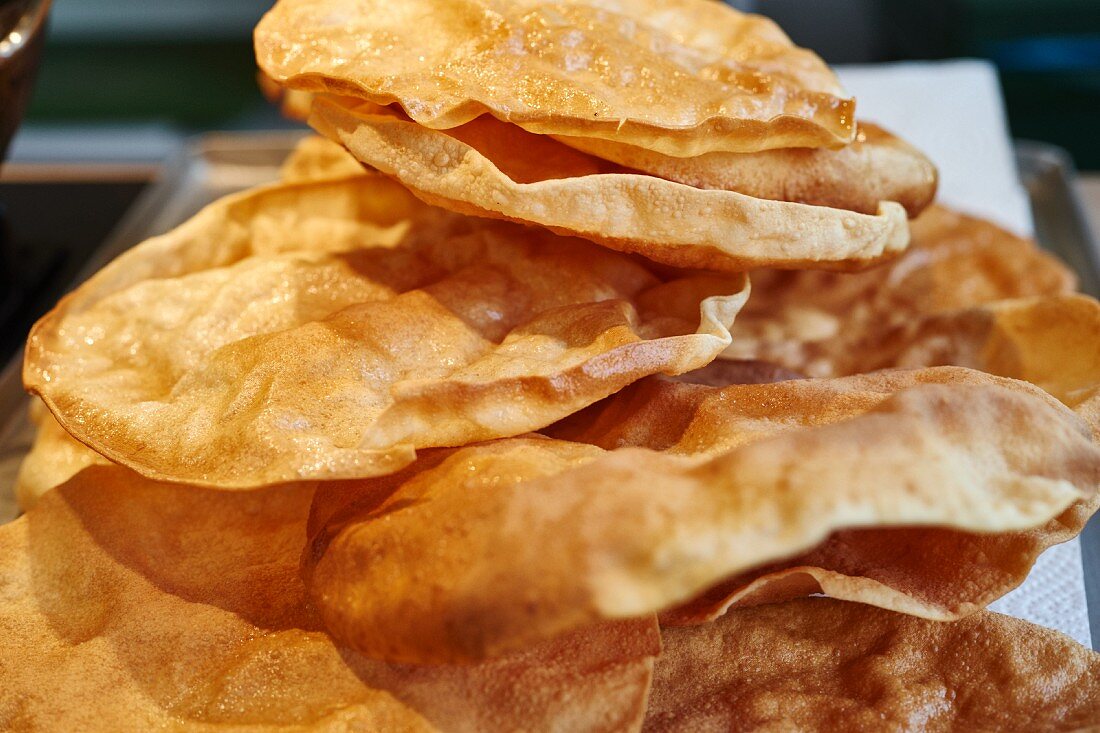 Poppadoms (Indian flatbread)