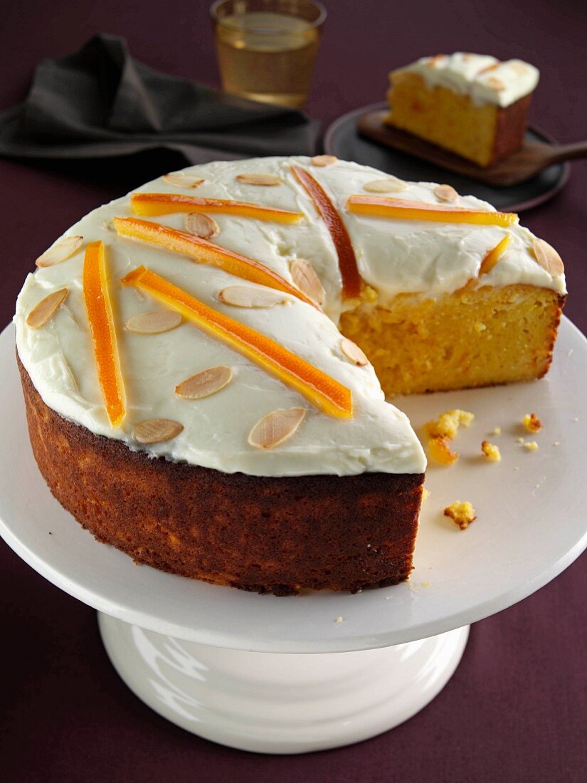 A Morrocan orange cake