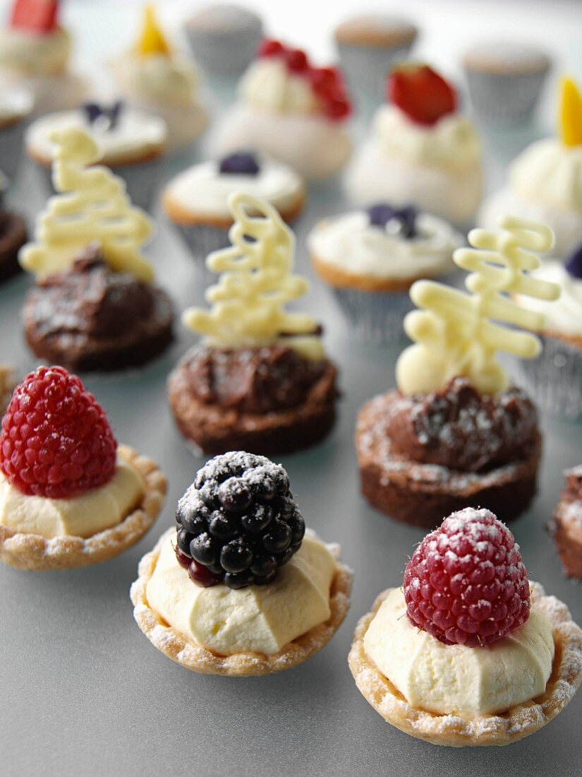 Assorted petit fours