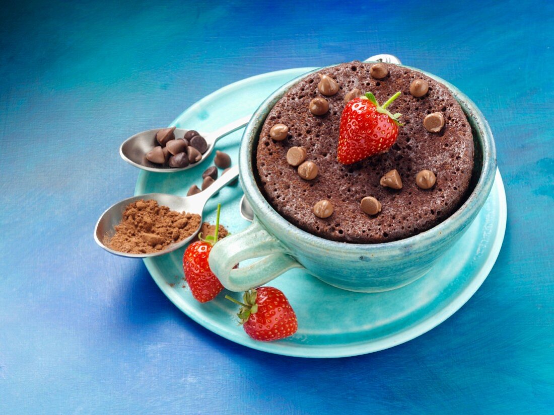 Chocolate Mug Cake (Schokoladen-Tassenkuchen)
