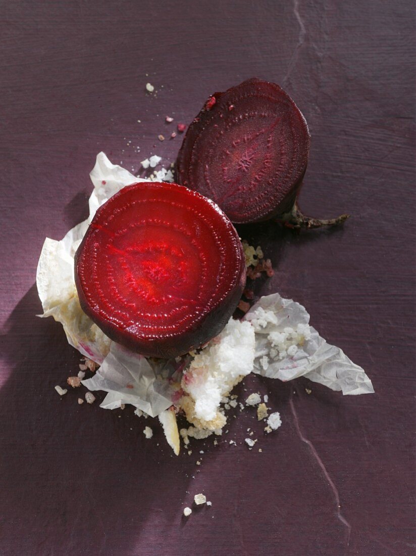 Beetroot in salt