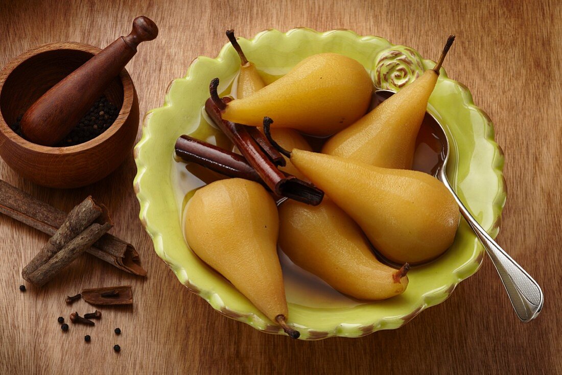 Spiced pears