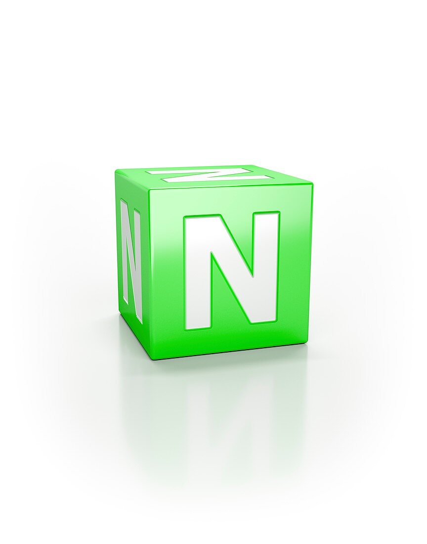 Green cube, N.