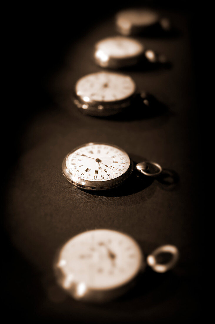 Vintage watches, close up
