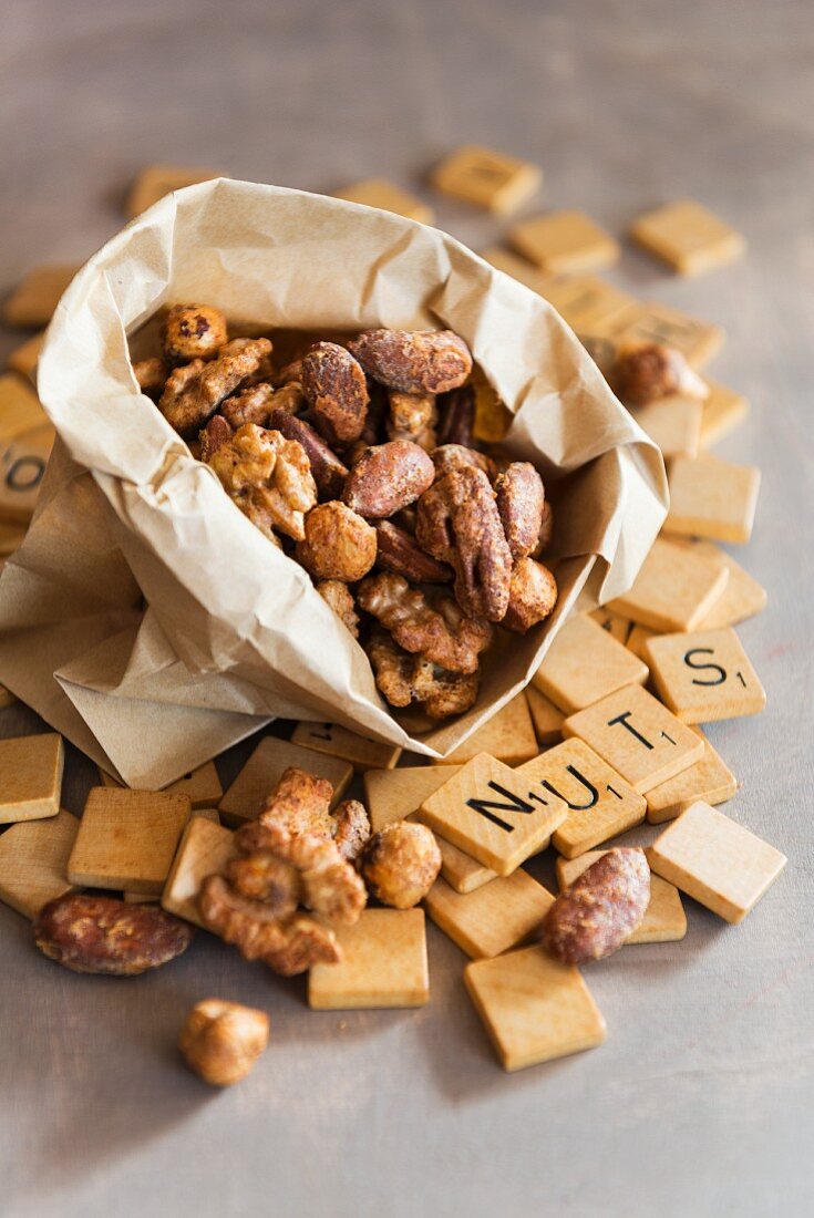 Spicy nuts for game night