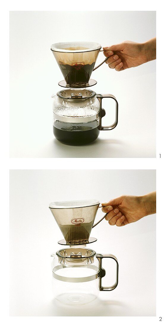 Kaffee filtern