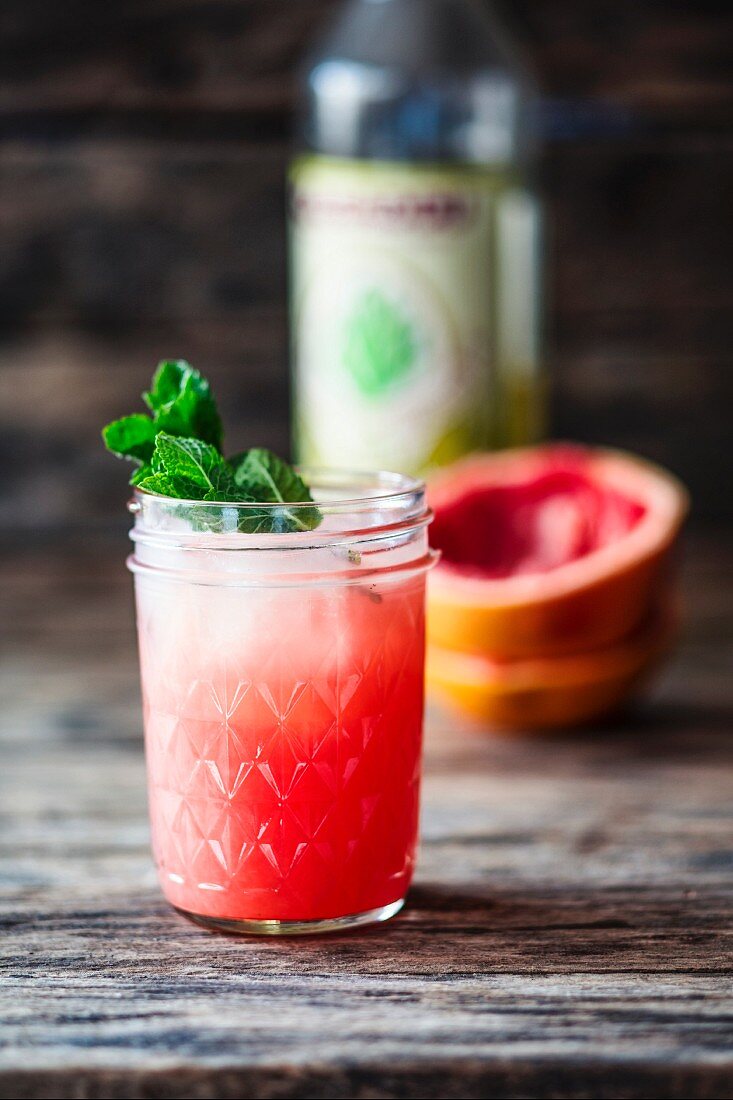 A Paloma cocktail with grapefruit juice (Mexico)