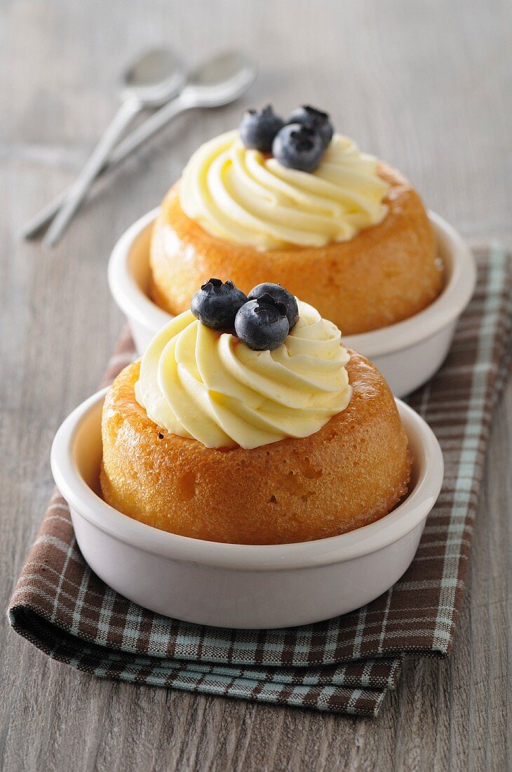 Rum baba (Rum soaked yeast cake, France)