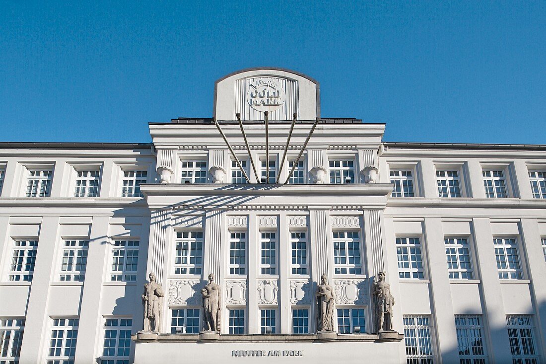 Hauptsitz der Schuhmanufaktur Hummel & Hummel, Neuffer am Park, Pirmasens, Rheinland-Pfalz, Deutschland