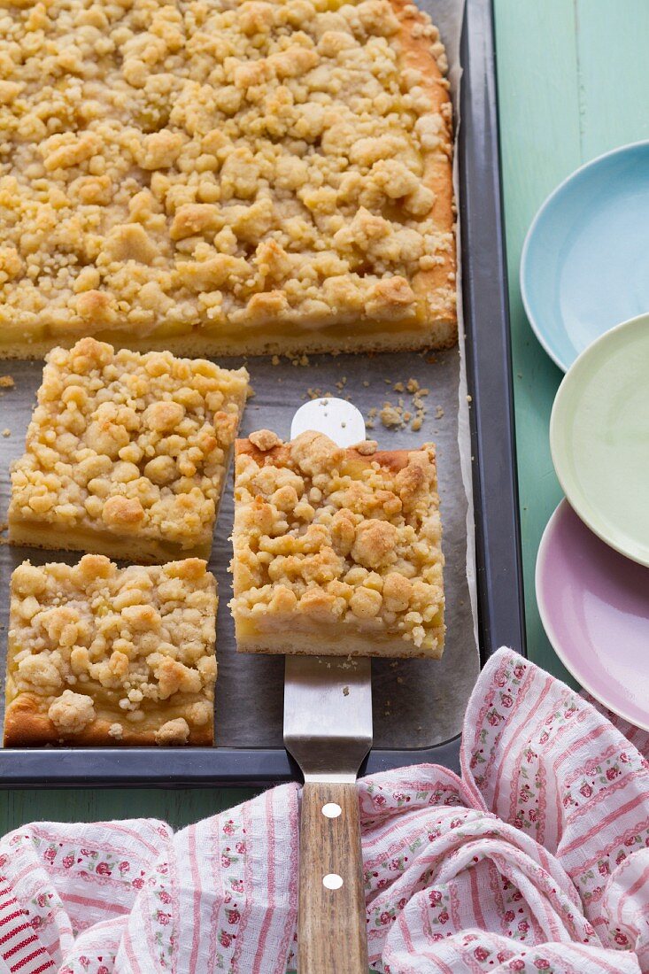 Apfel-Streusel-Kuchen vom Blech