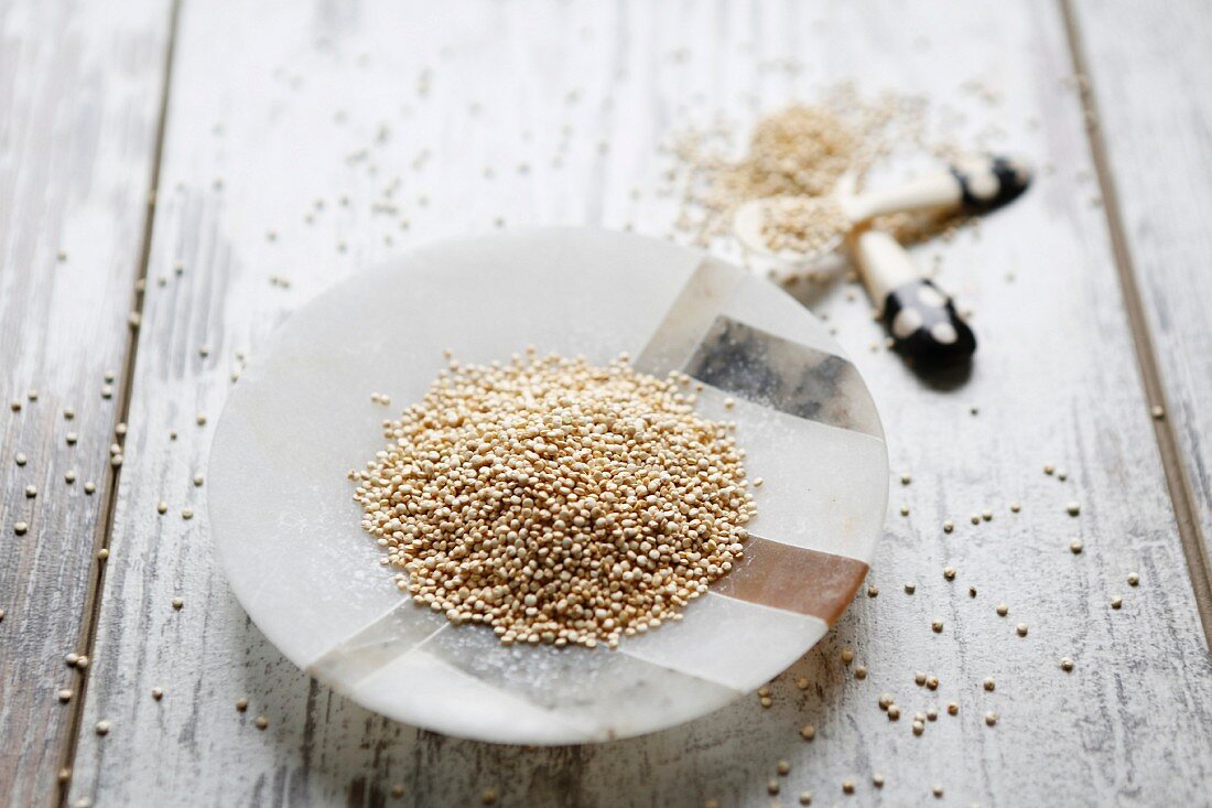 Quinoa on a plate