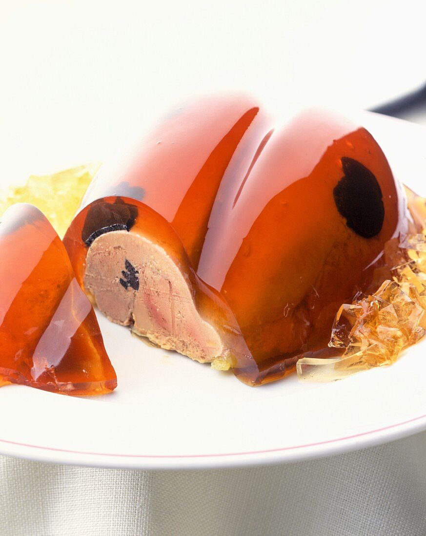 Goose liver with truffle jelly