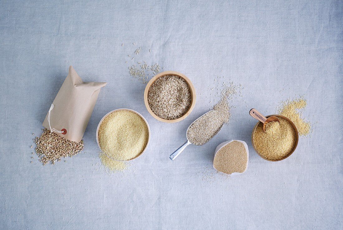 Grains and cereals for bowls