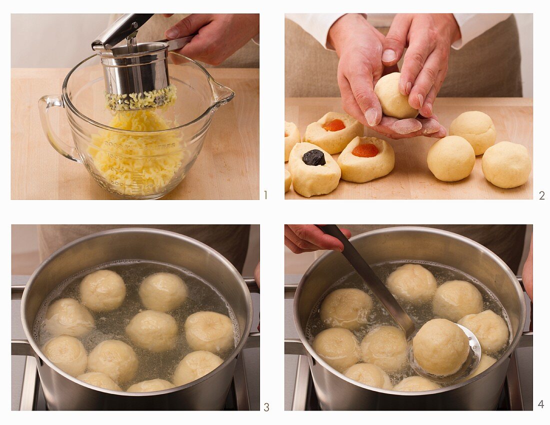 How to make fruit dumplings