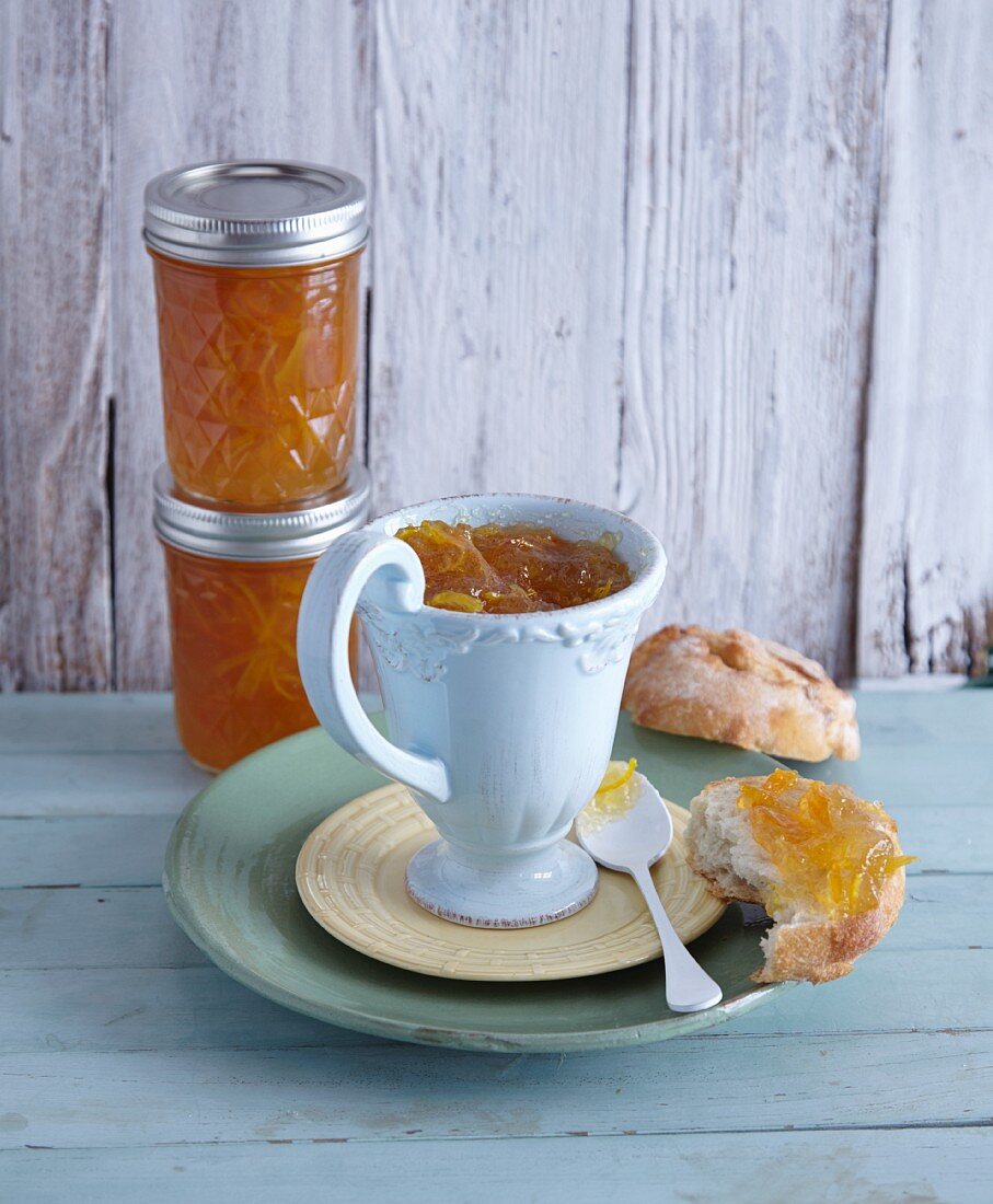 Lemon and clementine marmalade