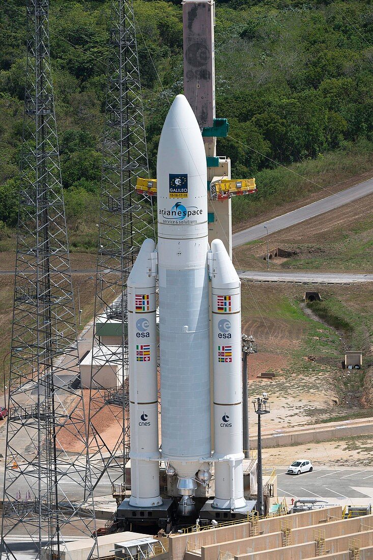 Ariane 5 rocket launch preparations, November 2016