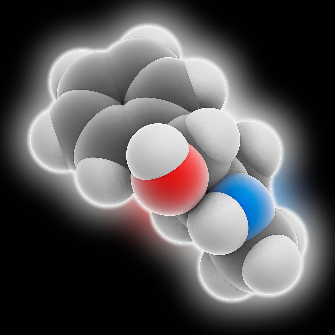 Ephedrine drug molecule