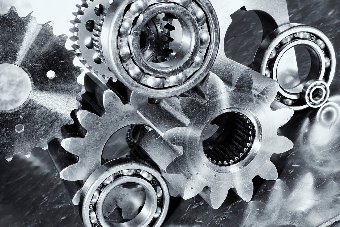 Metal Cogs Bild Kaufen Science Photo Library