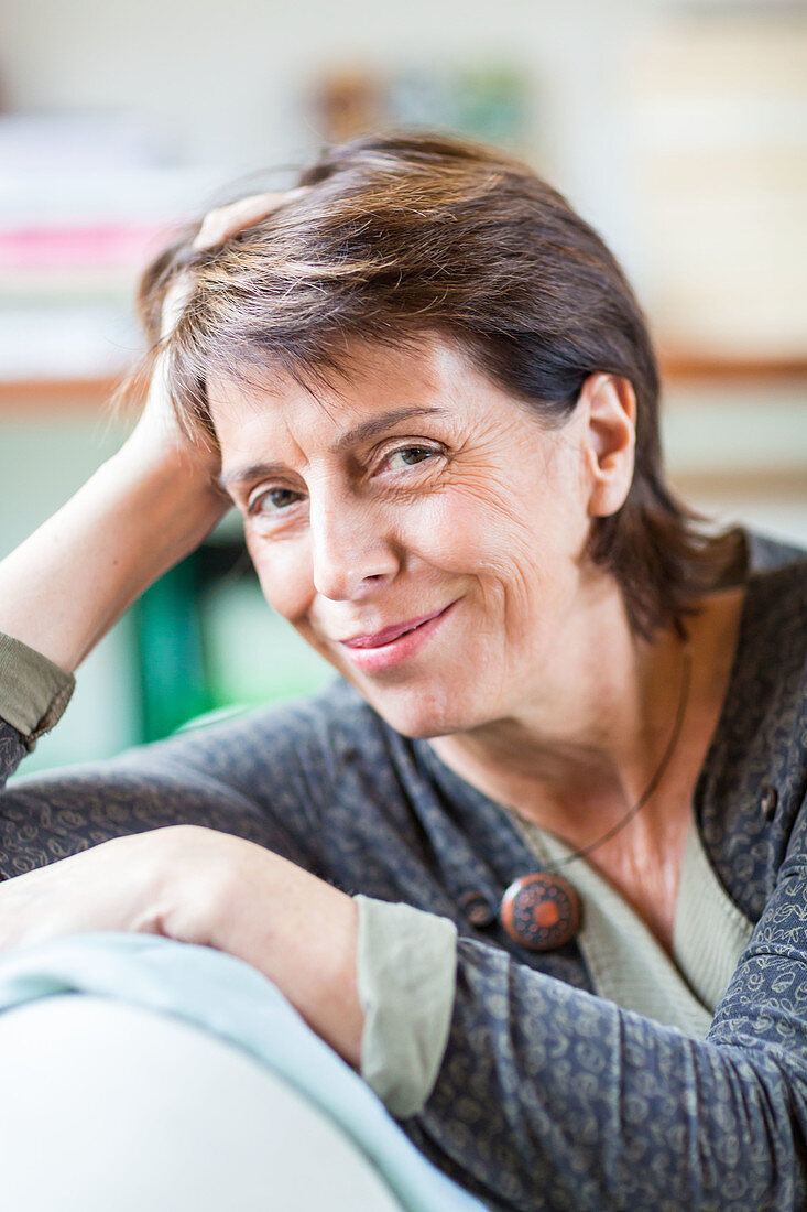 Smiling senior woman