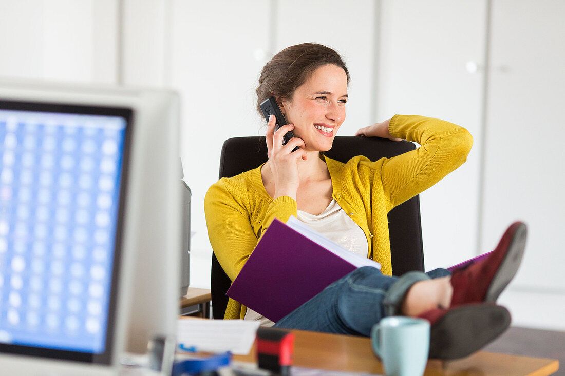 Worker at desk