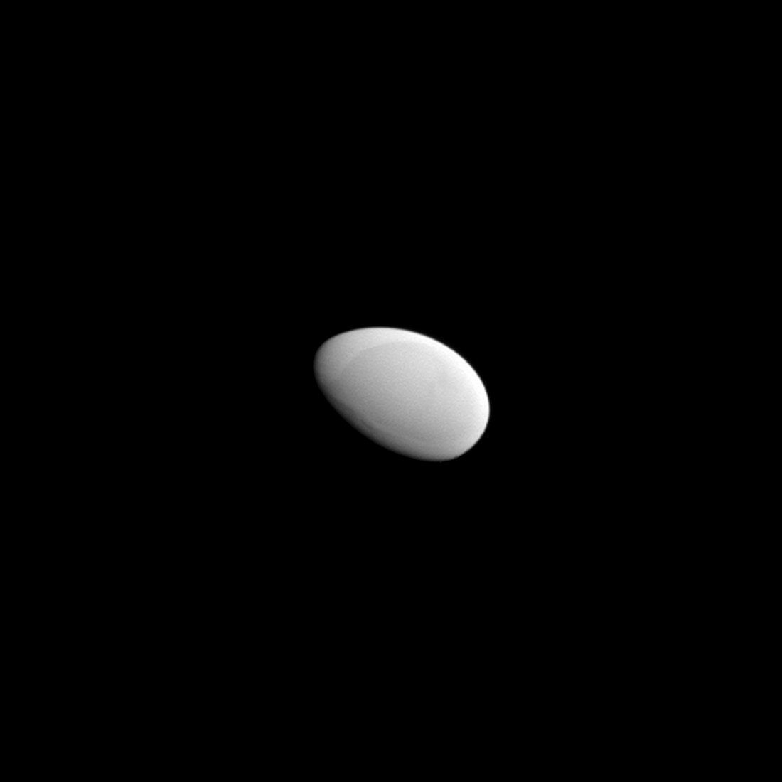 Saturn's moon Methone, Cassini image