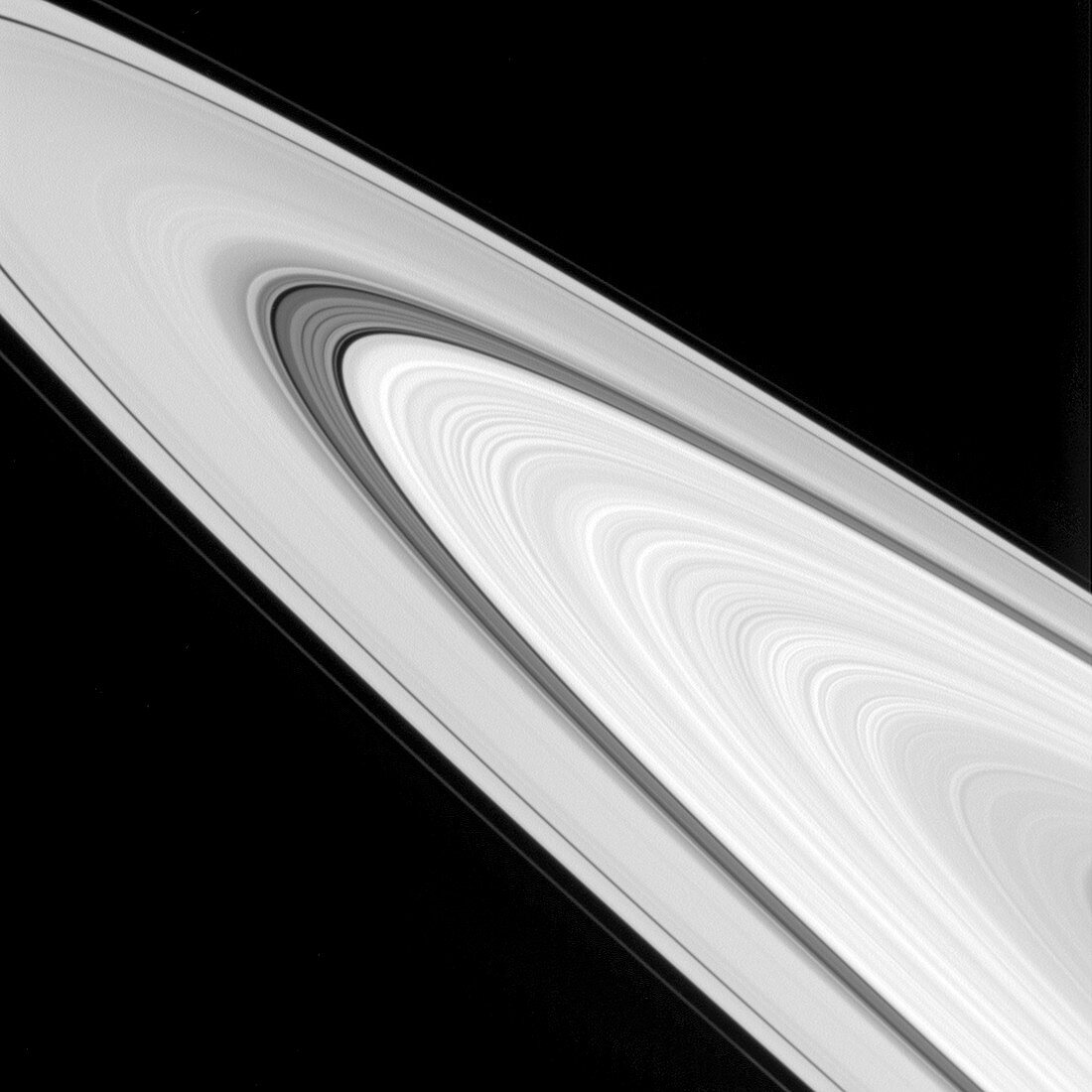 Saturn's rings, Cassini image