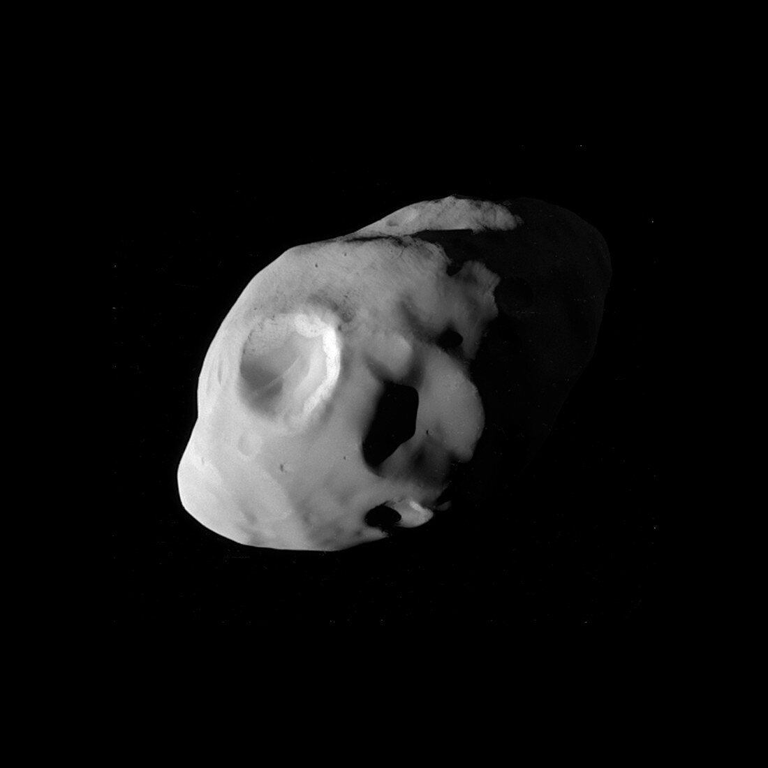 Saturn's moon Pandora, Cassini image