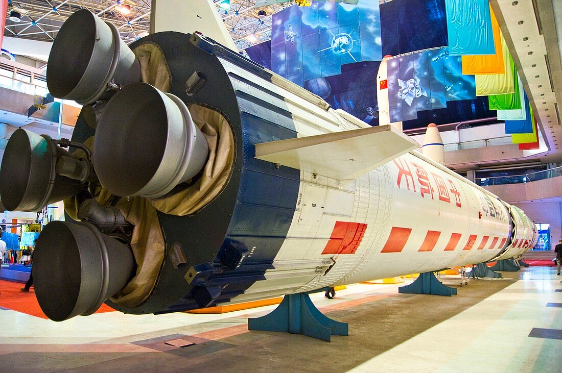 Chinese Long March rocket.