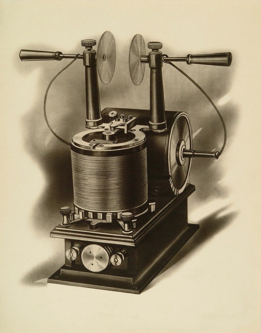 Tesla oscillator, historical illustration