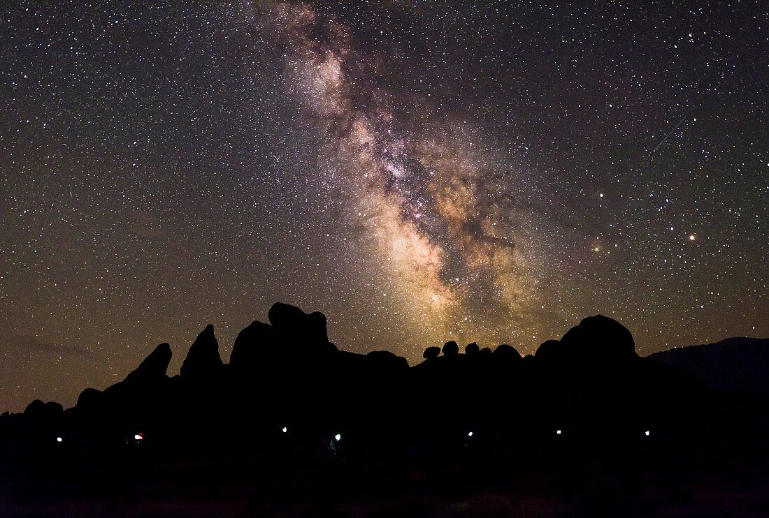 Milky Way over Alabama Hills, USA
