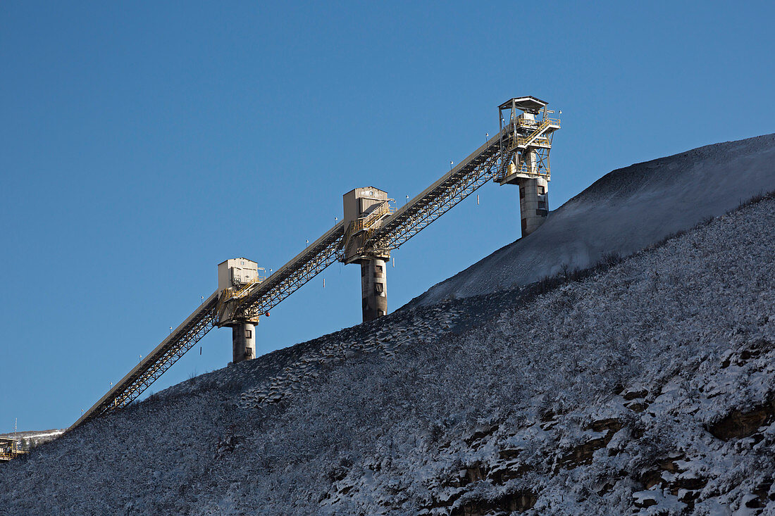 Coal-loading facility at a cola mine