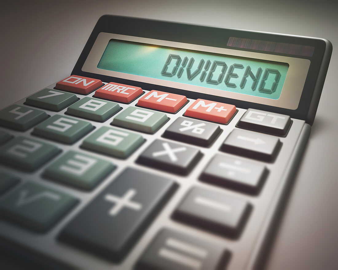 Calculator with dividend