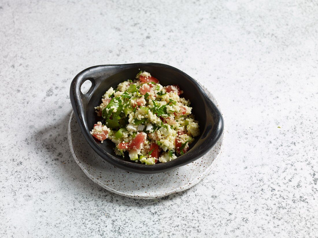 Couscous with courgette and tomato