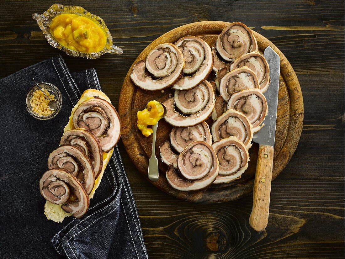 Rolled Spiced Breast of Lamb